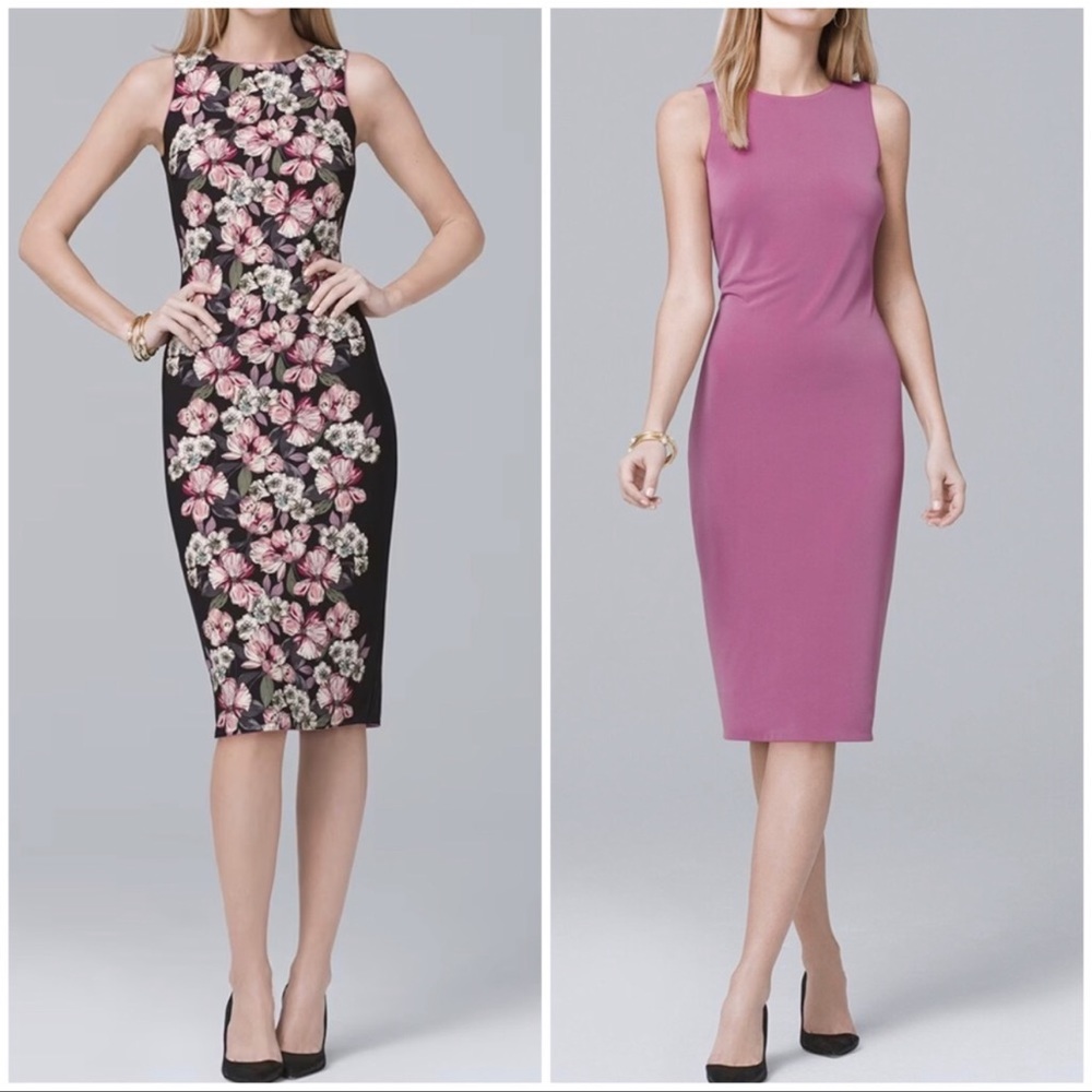 White House Black Market Reversible Dress NWT 2X